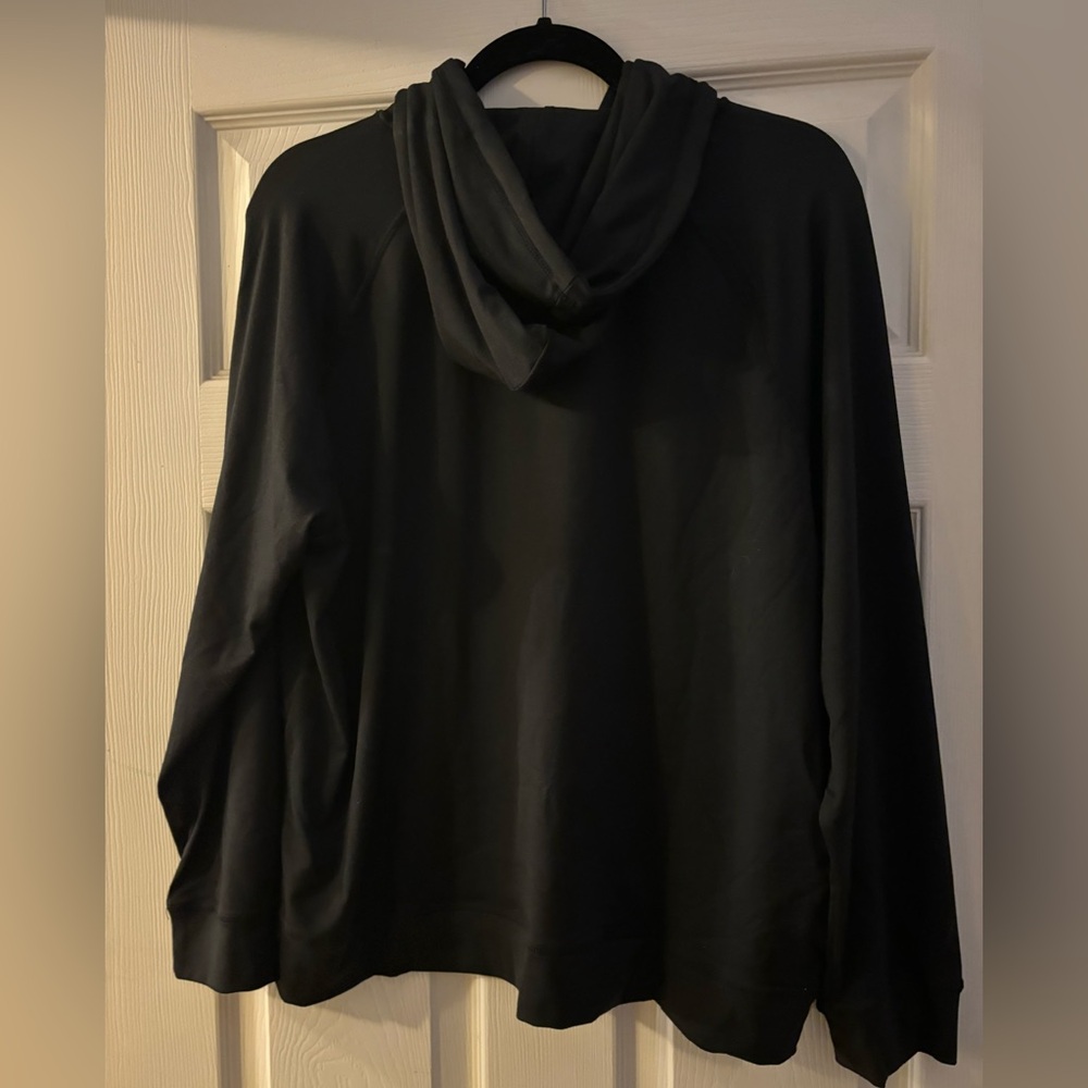 NWT Barefoot Dreams Malibu Collection Butterchic Hoodie, Black, XL, Lux Feel - Picture 3 of 9